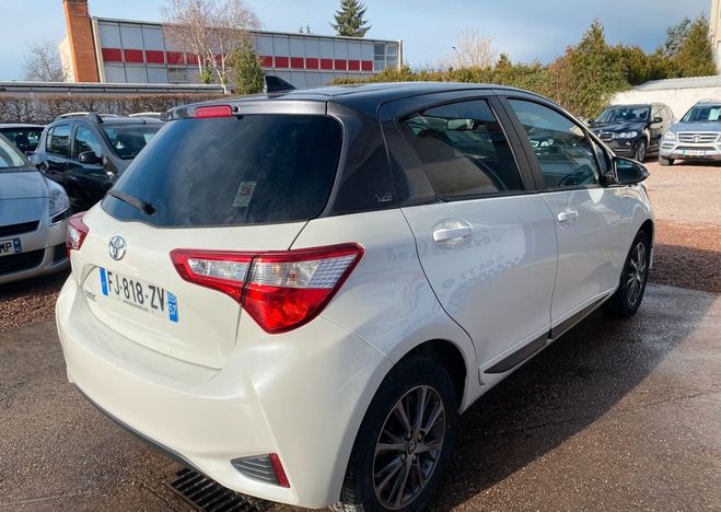Toyota Yaris 1.5 110ch vvt-i design y20 5p my19 Blanc de 2019