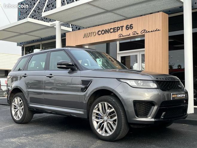 Land rover Range Rover Sport svr 5.0 v8 kompressor 551 ch premi Gris de 2016