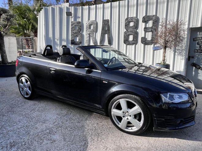 Audi A3 Cabriolet 2.0 TDI DPF - 140 - S-tronic S NOIR de 2008