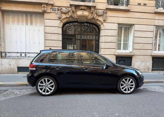 Volkswagen Golf VI 1.4 TSI 160 CONFORTLINE DSG7 5P CUIR- Noir de 2012