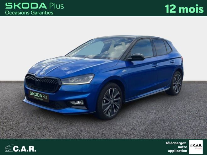 Skoda Fabia 1.0 TSI 95 ch BVM5 Monte-Carlo Bleu de 2023