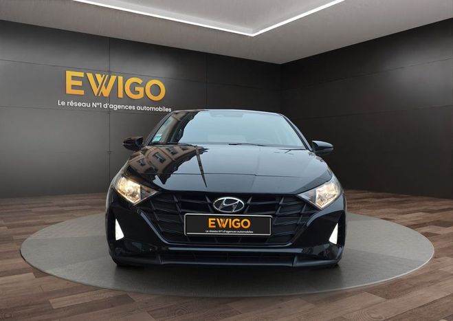 Hyundai I20 1.2 84 ch initia carplay camera recul ga Noir de 2021
