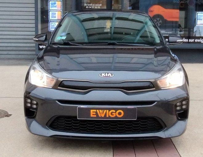 Kia Rio 1.0 gdi 100ch gt line carplay camera gps Gris de 2020