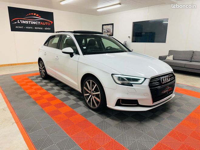 Audi A3 Sportback 40 TDI 184CH DESIGN LUXE QUATT Blanc de 2017