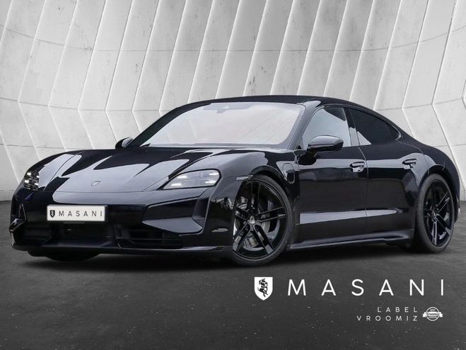 Cliquer pour voir la photo suivante Porsche Taycan turbo 884ch new facelift 611km wltp full Noir de 2025
