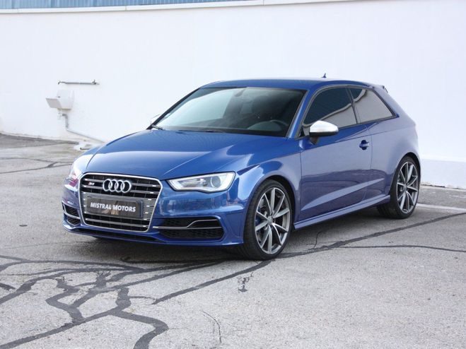 Audi S3 Sportback 300cv Quattro S-Tronic 6 Bleu ARA CRYSTAL de 2015