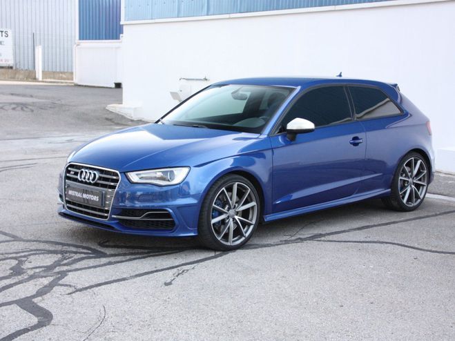 Audi S3 Sportback 300cv Quattro S-Tronic 6 Bleu ARA CRYSTAL de 2015