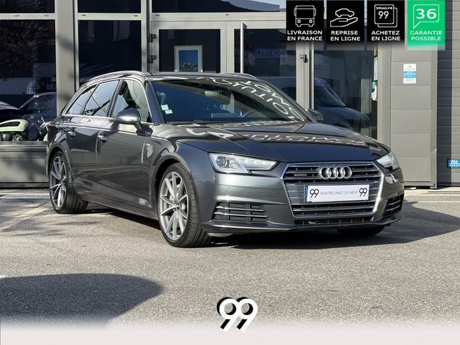 Audi A4 3.0 V6 TDI - 272 - BREAK S line - si�ges - GRIS DAYTONA NACR�E de 2015