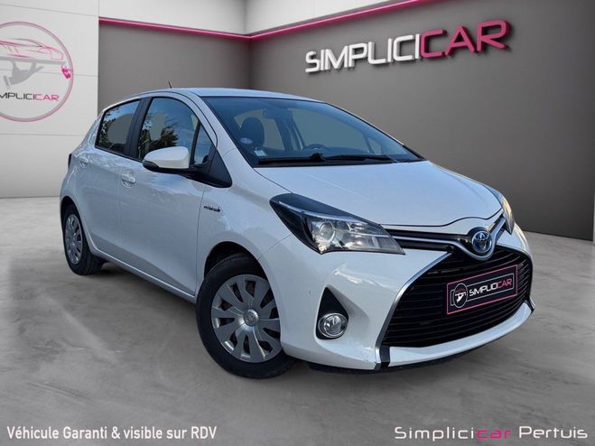Toyota Yaris HYBRIDE 100h Style garantie 12 mois Blanc de 2014