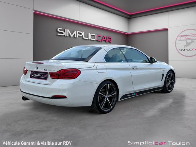 BMW Serie 4 CABRIOLET F33 LCI 430i 252cv BVA8 M Spor Blanc de 2018