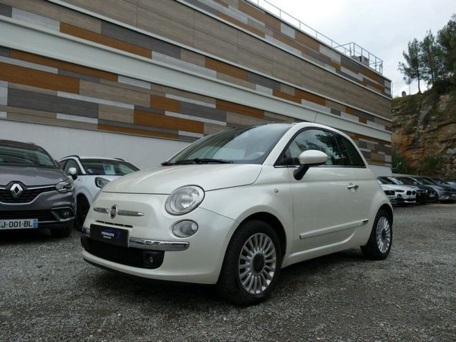 Fiat 500 1.2 69 Ch LOUNGE BVM5 TOIT PANORAMIQUE Blanc de 2010