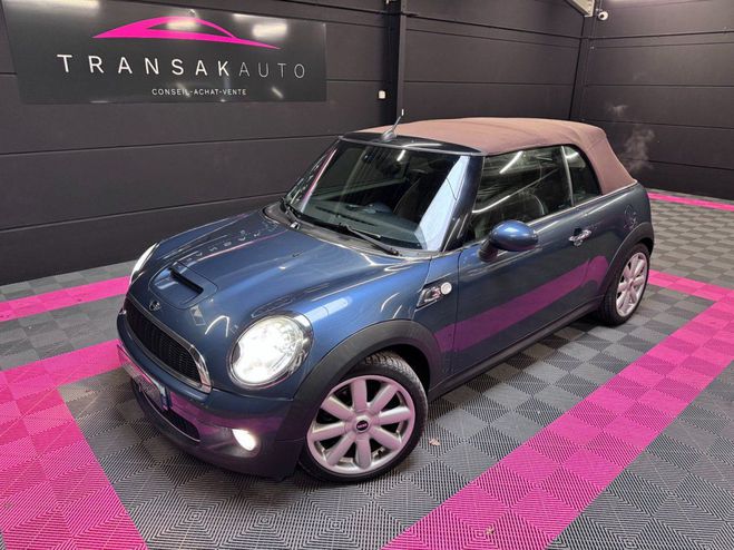 Mini Cabrio CABRIOLET R57 1.6i - 184cv Cooper S Pack Bleu de 2010
