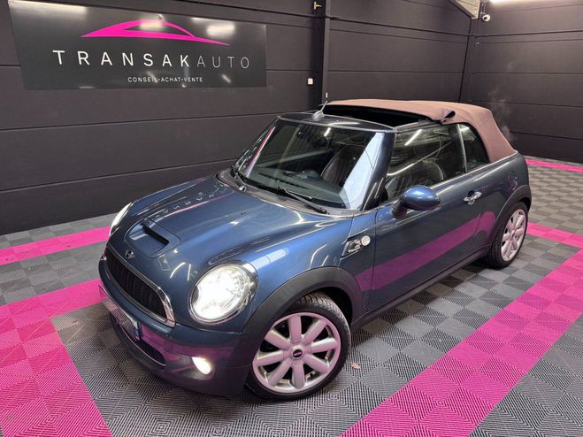 Mini Cabrio CABRIOLET R57 1.6i - 184cv Cooper S Pack Bleu de 2010