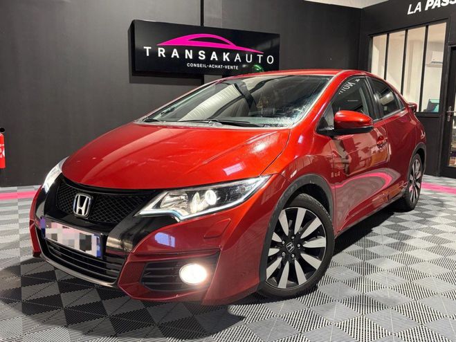 Honda Civic 1.6 i-DTEC 120 Ex�cutive Navi ( Suivi co Rouge de 2015