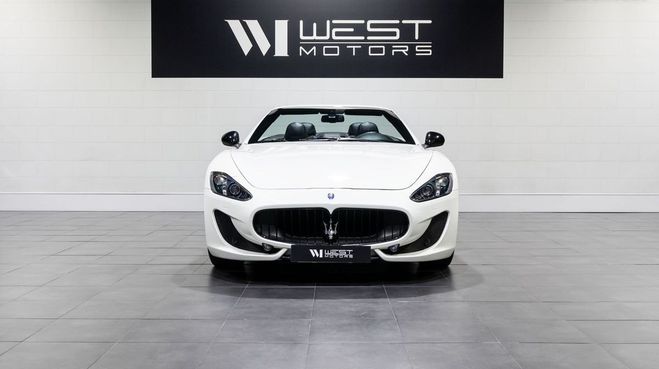 Maserati Grancabrio Sport 4.7 V8 460 BVA ? Immat France Hist Blanc de 2016