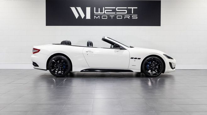 Maserati Grancabrio Sport 4.7 V8 460 BVA ? Immat France Hist Blanc de 2016