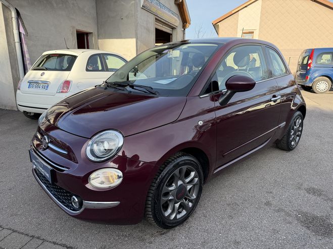 Fiat 500 1.2 8V 69CH ECO PACK LOUNGE BORDEAU de 2018