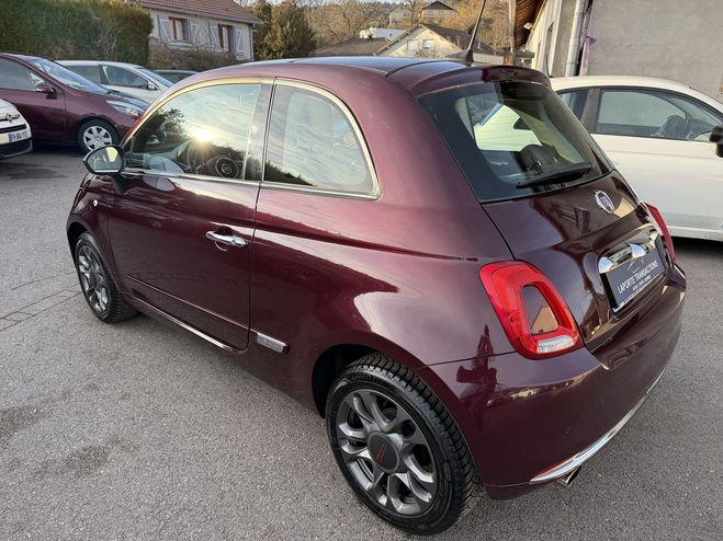Fiat 500 1.2 8V 69CH ECO PACK LOUNGE BORDEAU de 2018