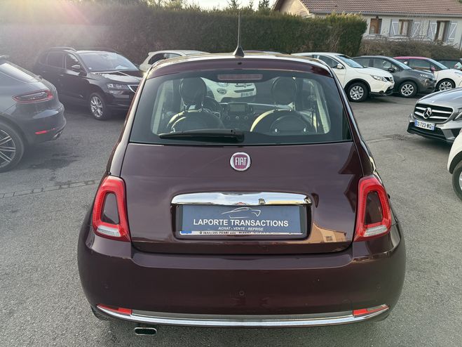 Fiat 500 1.2 8V 69CH ECO PACK LOUNGE BORDEAU de 2018