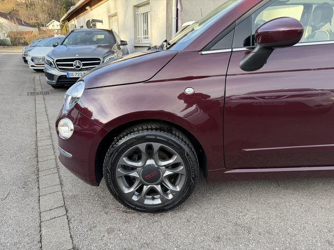 Fiat 500 1.2 8V 69CH ECO PACK LOUNGE BORDEAU de 2018
