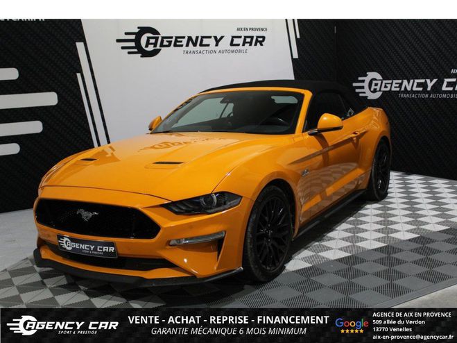 Cliquer pour voir la photo suivante Ford Mustang 5.0 - V8 - 450CH - CONVERTIBLE CABRIOLET ORANGE CLAIR de 2019