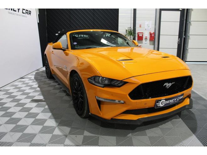 Ford Mustang 5.0 - V8 - 450CH - CONVERTIBLE CABRIOLET ORANGE CLAIR de 2019