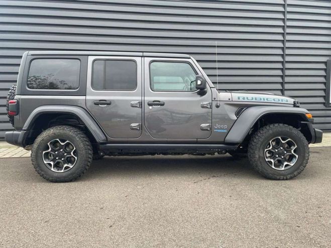 Jeep Wrangler IV 4Xe 380 RUBICON 4WD BA Gris de 2022