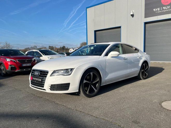 Audi A7 Sportback Quattro 3.0 V6 TDI DPF 245CH B BLANC de 2011