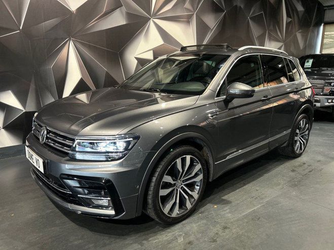 Cliquer pour voir la photo suivante Volkswagen Tiguan 2.0 BI-TDI 240CH CARAT EXCLUSIVE 4MOTION Gris F de 2020