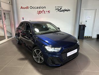  Voir d&eacute;tails -Audi A1 Sportback 30 TFSI 116 ch S tronic 7 Blac &agrave; Saint-Maximin (60)