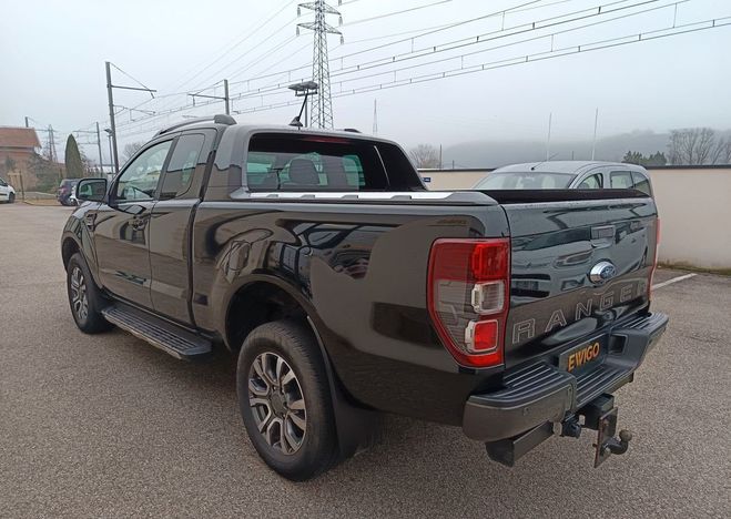 Ford Ranger super cab 2.0 bi-turbo 213ch wildtrack b Noir de 2022