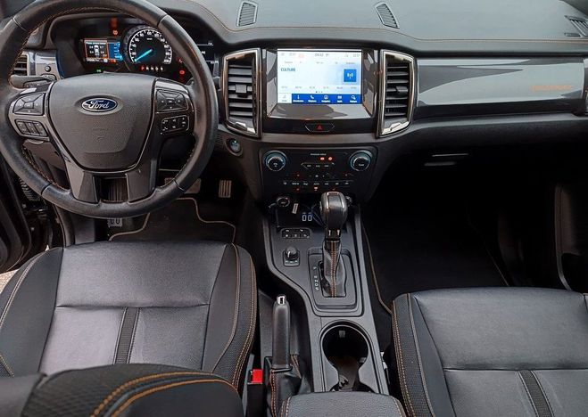 Ford Ranger super cab 2.0 bi-turbo 213ch wildtrack b Noir de 2022