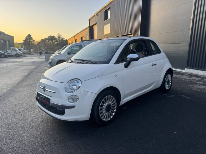 Fiat 500 1.2 8v 69ch S&S Lounge BLANC de 2010