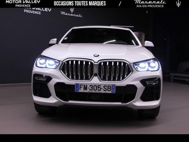 BMW X6 xDrive 40iA 340ch M Sport Mineralweiss M�tallis�e de 2019