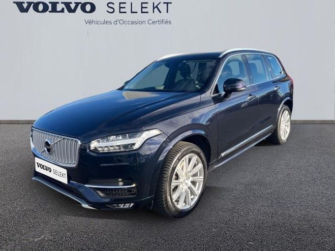 Volvo XC90 D5 AdBlue AWD 235ch Inscription Geartron Bleu Denim de 2019