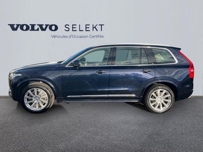Volvo XC90 D5 AdBlue AWD 235ch Inscription Geartron Bleu Denim de 2019