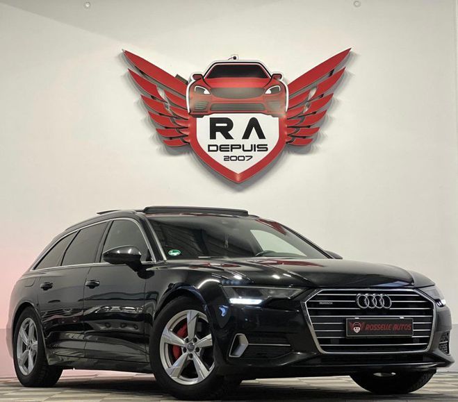 Cliquer pour voir la photo suivante Audi A6 AVANT 45 TDI 231CH QUATTRO SPORT Noir Métallisé de 2019