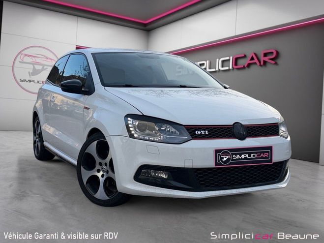 Cliquer pour voir la photo suivante Volkswagen Polo 1.4 TSI 180 GTI DSG7 Blanc de 2012