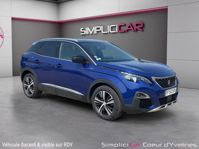 Peugeot 3008 1.6 180ch SS EAT8 GT LINE / MOTEUR A CHA Bleu de 2019