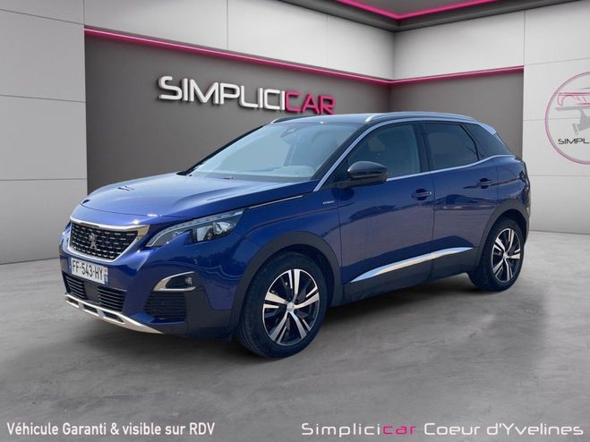 Peugeot 3008 1.6 180ch SS EAT8 GT LINE / MOTEUR A CHA Bleu de 2019