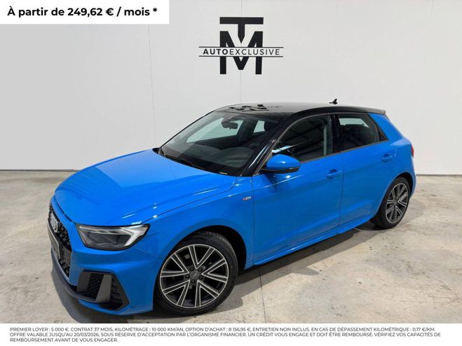 Audi A1 Sportback 30 TFSI 116 ch BVM6 S Line Bleu de 2018