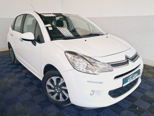 Citroen C3 1.4 HDi 70 CH Confort Blanc de 2014