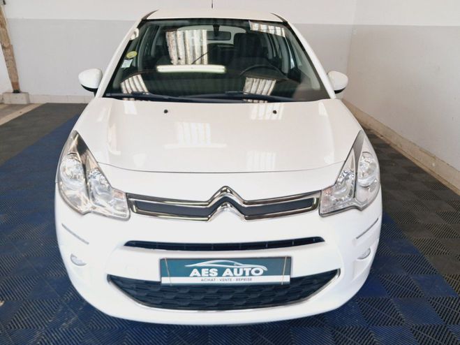 Citroen C3 1.4 HDi 70 CH Confort Blanc de 2014