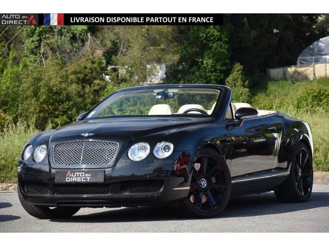 Bentley Continental Convertible 6.8i - BVA CABRIOLET . NOIR de 2008