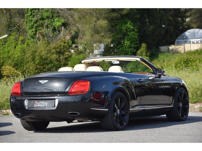 Bentley Continental Convertible 6.8i - BVA CABRIOLET . NOIR de 2008