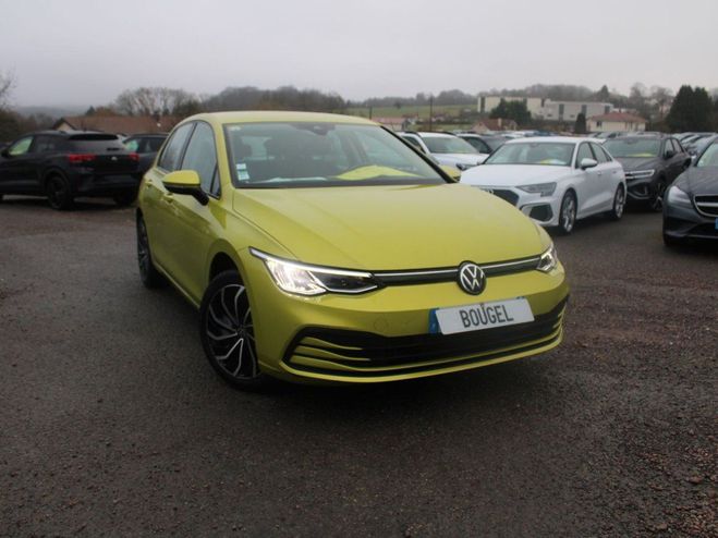 Volkswagen Golf 8 IQ.DRIVE 2L TDI 115 BOITE AUTO DSG 7 C Jaune Sport de 2021