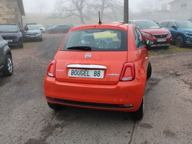 Fiat 500 II HYBRID CONFORT BOITE 6V 70 CV U.CONNE Orange Feu de 2023