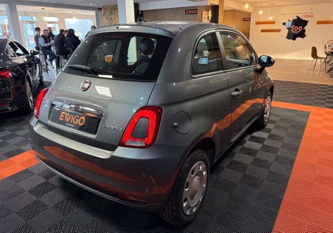 Fiat 500 1.0 70 CH BVM6 HYBRIDE BSG S-S 3P Gris de 2023