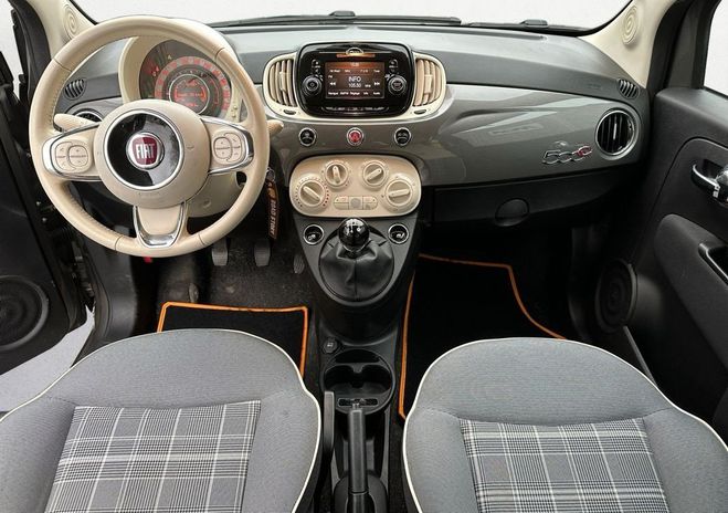 Fiat 500 cabriolet 1.2 70 pack lounge Gris de 2018