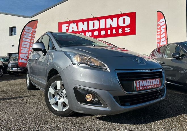 Peugeot 5008 1.6 Hdi 115Ch Style 7 Places Gris de 2015